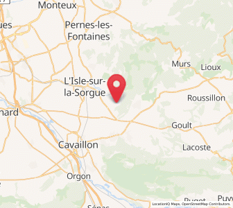 Map of Lagnes, Provence-Alpes-Côte d'Azur