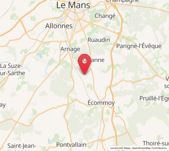 Map of Laigné-en-Belin, Pays de la Loire