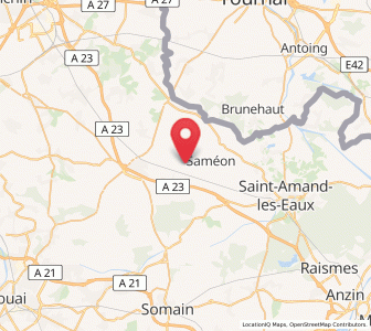 Map of Landas, Hauts-de-France