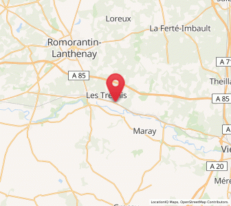 Map of Langon, Centre