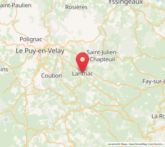 Map of Lantriac, Auvergne-Rhône-Alpes
