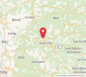 Map of Lapalisse, Auvergne-Rhône-Alpes