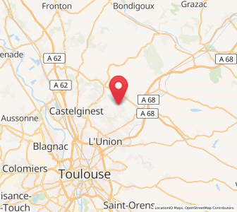 Map of Lapeyrouse-Fossat, Occitanie