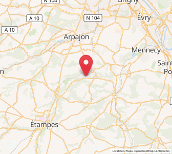 Map of Lardy, Île-de-France