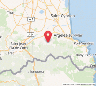 Map of Laroque-des-Albères, Occitanie