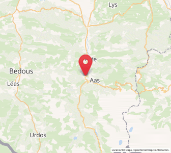 Map of Laruns, Nouvelle-Aquitaine