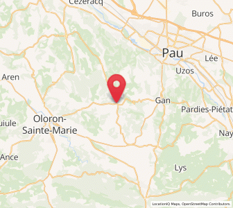 Map of Lasseube, Nouvelle-Aquitaine