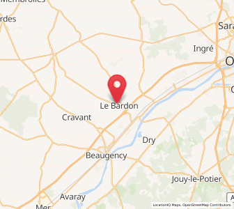 Map of Le Bardon, Centre