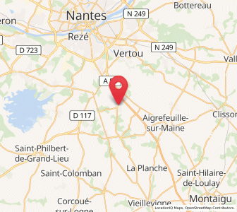 Map of Le Bignon, Pays de la Loire