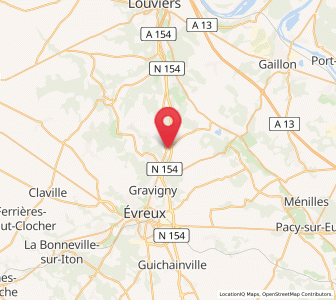 Map of Le Boulay-Morin, Normandy