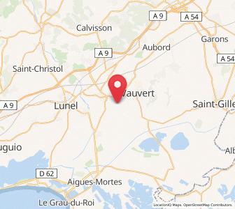 Map of Le Cailar, Occitanie