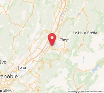 Map of Le Champ-près-Froges, Auvergne-Rhône-Alpes