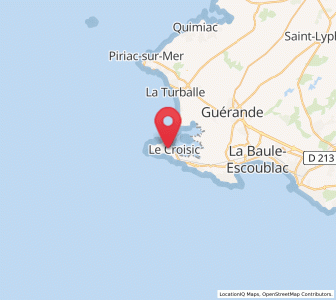 Map of Le Croisic, Pays de la Loire