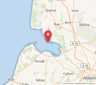 Map of Le Crotoy, Hauts-de-France