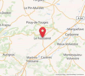 Map of Le Fousseret, Occitanie