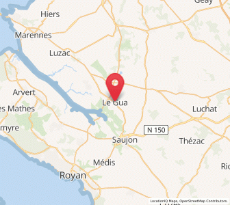 Map of Le Gua, Nouvelle-Aquitaine