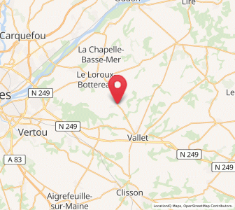 Map of Le Landreau, Pays de la Loire