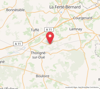 Map of Le Luart, Pays de la Loire