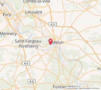 Map of Le Mée-sur-Seine, Île-de-France