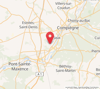 Map of Le Meux, Hauts-de-France