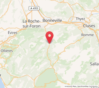 Map of Le Petit-Bornand-les-Glières, Auvergne-Rhône-Alpes