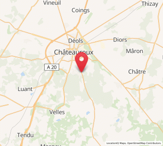 Map of Le Poinçonnet, Centre