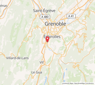 Map of Le Pont-de-Claix, Auvergne-Rhône-Alpes