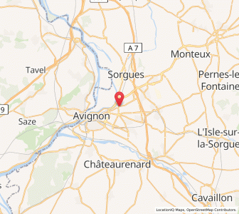 Map of Le Pontet, Provence-Alpes-Côte d'Azur