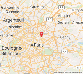 Map of Le Pré-Saint-Gervais, Île-de-France