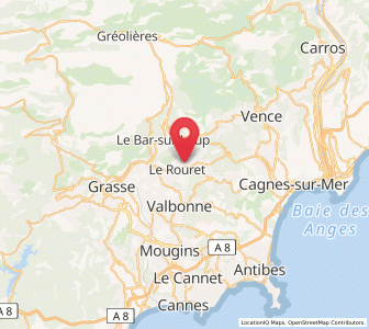 Map of Le Rouret, Provence-Alpes-Côte d'Azur