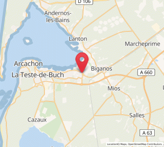 Map of Le Teich, Nouvelle-Aquitaine