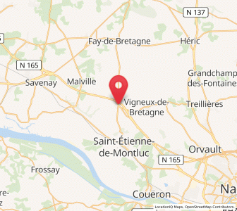 Map of Le Temple-de-Bretagne, Pays de la Loire