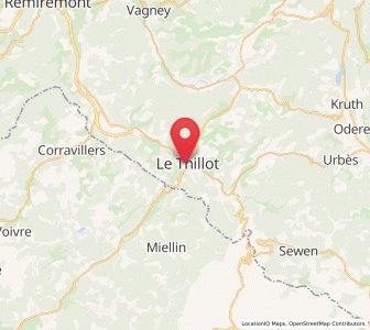 Map of Le Thillot, Grand Est