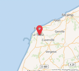 Map of Le Tilleul, Normandy