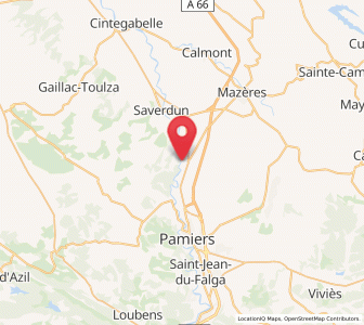 Map of Le Vernet, Occitanie