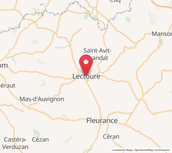 Map of Lectoure, Occitanie
