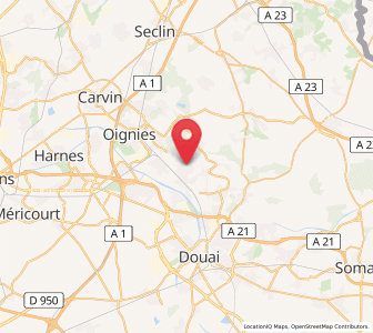 Map of Leforest, Hauts-de-France