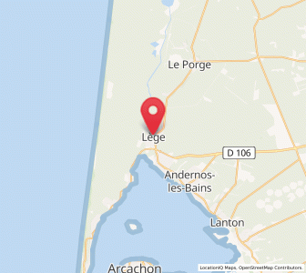 Map of Lège-Cap-Ferret, Nouvelle-Aquitaine