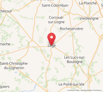 Map of Legé, Pays de la Loire