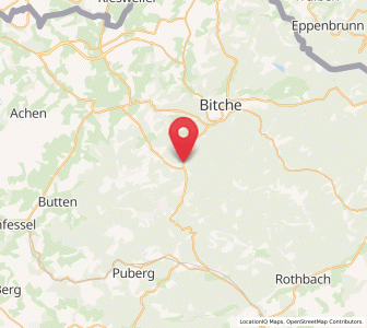 Map of Lemberg, Grand Est