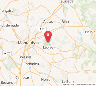 Map of Léojac, Occitanie