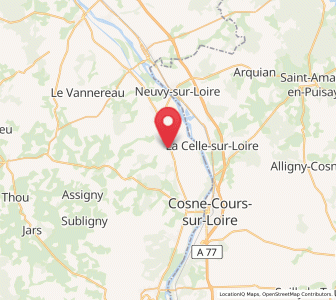 Map of Léré, Centre