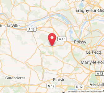 Map of Les Alluets-le-Roi, Île-de-France