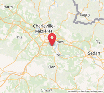 Map of Les Ayvelles, Grand Est