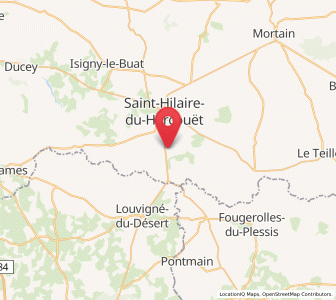 Map of Les Loges-Marchis, Normandy