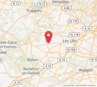 Map of Les Molières, Île-de-France
