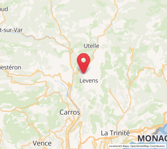 Map of Levens, Provence-Alpes-Côte d'Azur