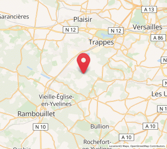 Map of Lévis-Saint-Nom, Île-de-France