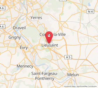 Map of Lieusaint, Île-de-France