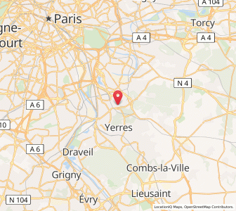 Map of Limeil-Brévannes, Île-de-France